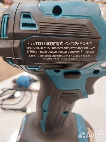 Шуруповерт ударный makita TD 173D, с Японии