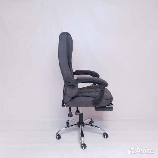 Тканевое офисное кресло с массажем