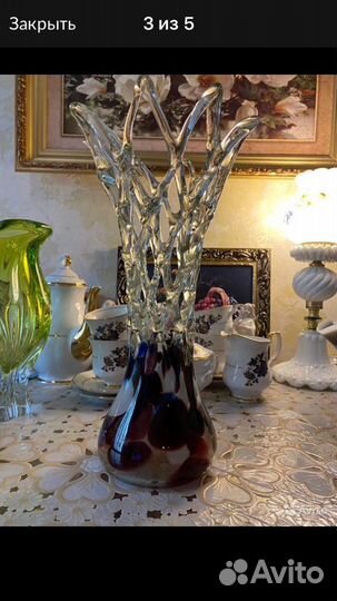 Вазы.Цветное стекло.Кисловодск.Ручная работа