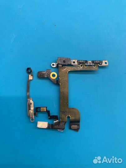 Шлейф кнопки включения и громкости на iPhone se
