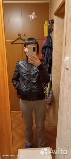 Куртка кожаная женская