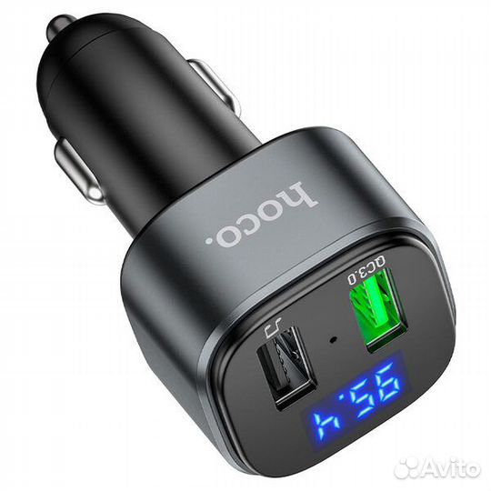 Модулятор FM (Bluetooth- QC3.0-3А) (Hoco E67)