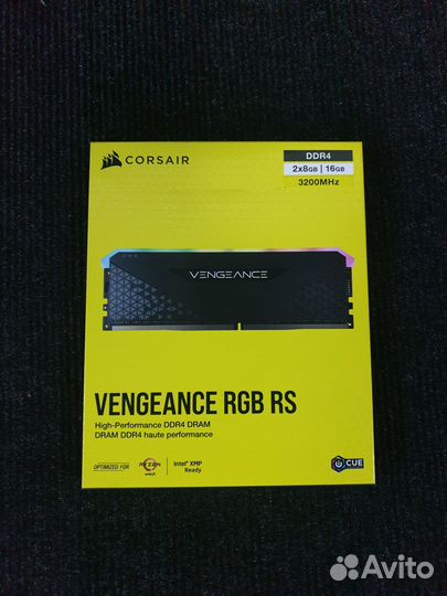 DDR4 Corsair Vengeance RGB PRO RS 2x8Gb 3200MHz