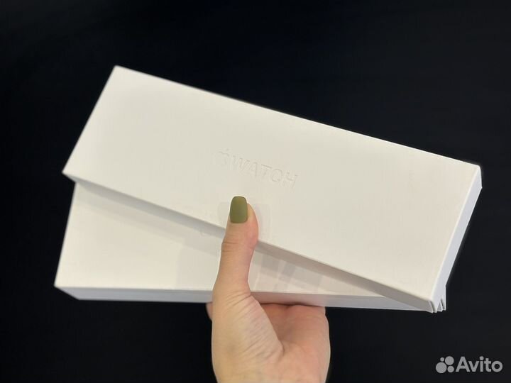 Apple Watch S9 45mm Silver/Blue Sport Band