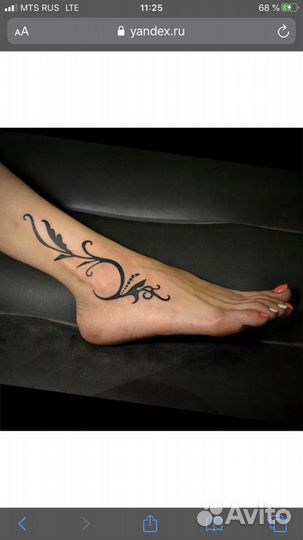 Мини татуировки