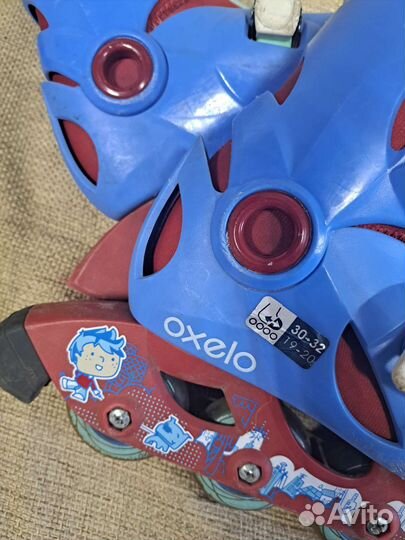 Ролики и защита р 30-32 раздвижные Oxelo decathlon