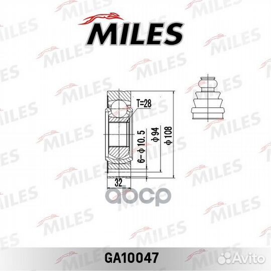 Шрус внутренний VW transporter IV 1.9D-2.8 90-0