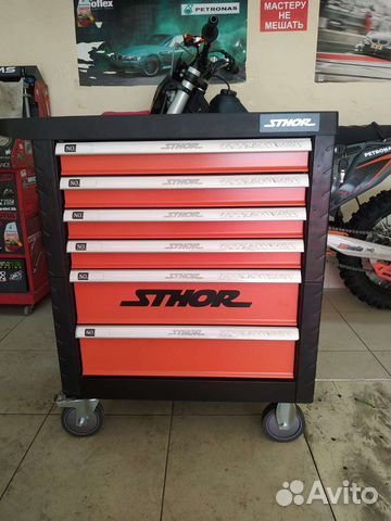 Тележка с инструментами sthor (Польша) 302предмета