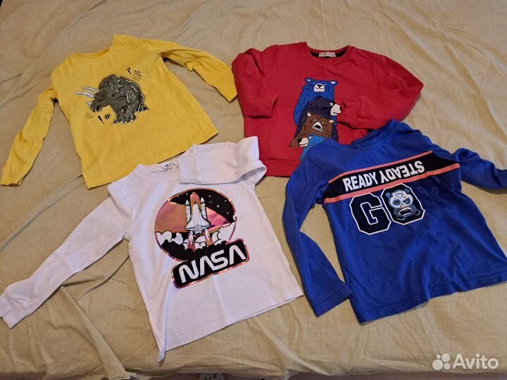 Детские вещи пакетом на мальчика 110 см