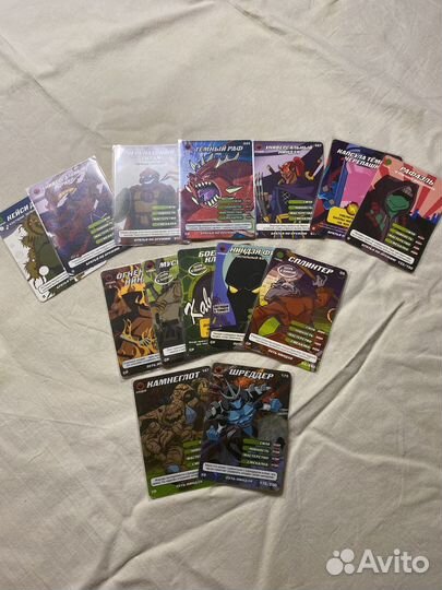 Карточки черепашки ниндзя