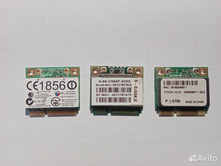 Платы wifi для ноутбука