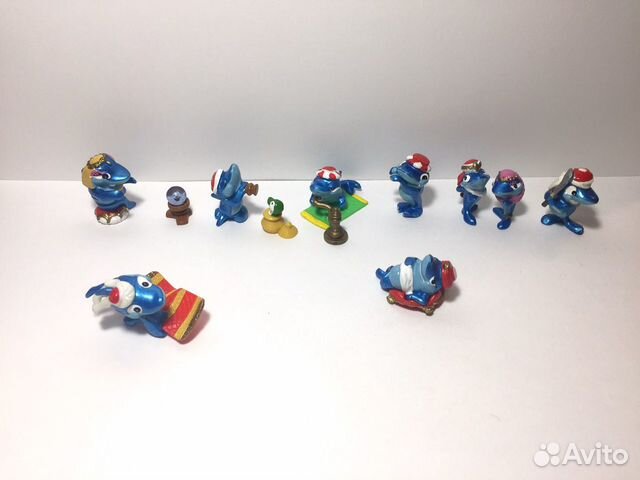 Киндер Акулы Squalibaba (1995) коллекции