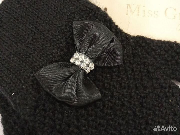 Перчатки женские черные Miss Grant