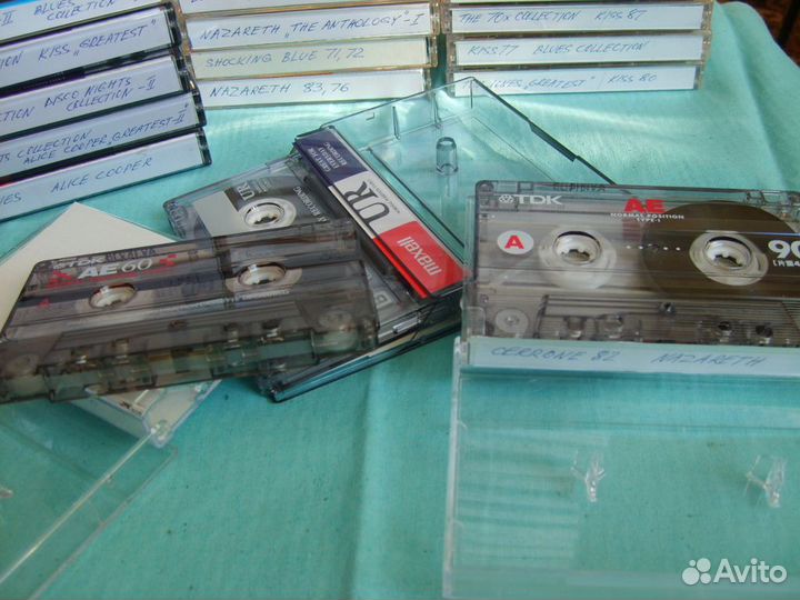Аудиозаписи из личной коллекции на кассетах
