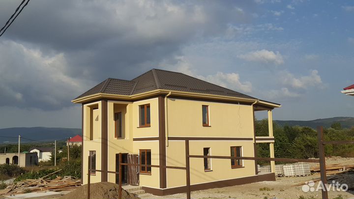 Тёплый и уютный дом 180м2 из керамзитобетона