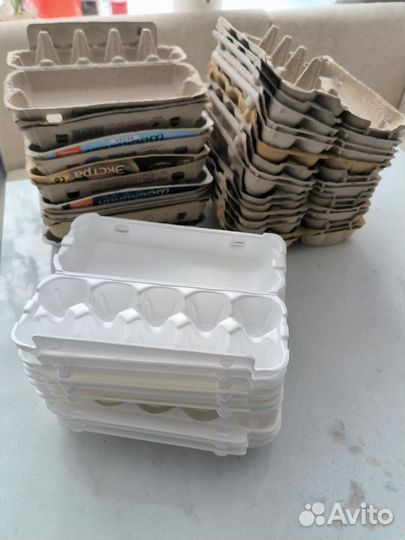 Контейнеры, ячейки, упаковка для яиц