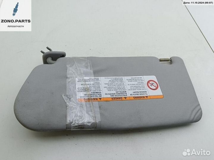 Козырек солнцезащитный правый на Mitsubishi Lancer (2000-2010)