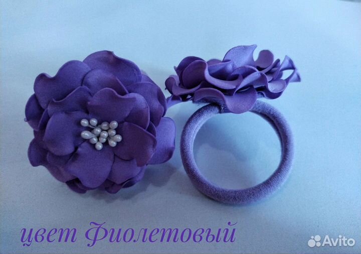 Резиночки для волос ручной работы