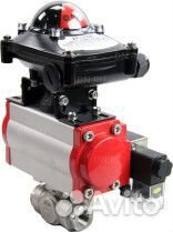 Кран шаровой DN.ru BV3232P(4pc) -SP-3WL-T-ISO-H Ду15 Ру63 стандартнопроходной трехходовой L-тип, нер