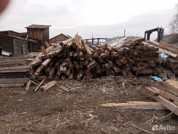 Продажа б/у бруса
