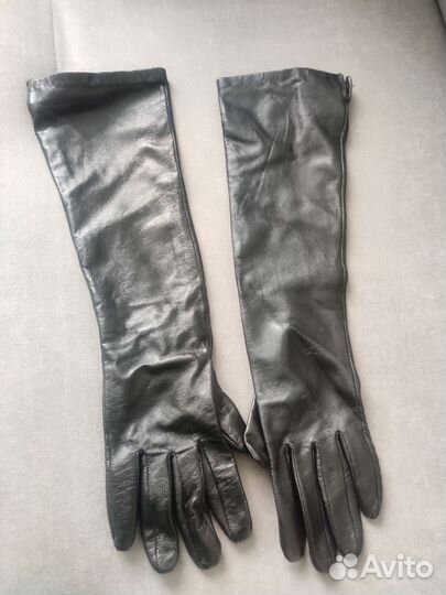 Перчатки кожаные