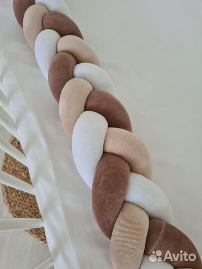 Бортики в детскую кроватку и коса