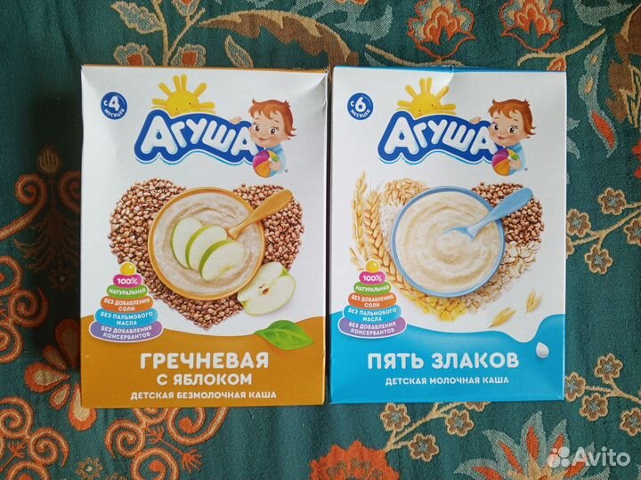 Молочная каша агуша