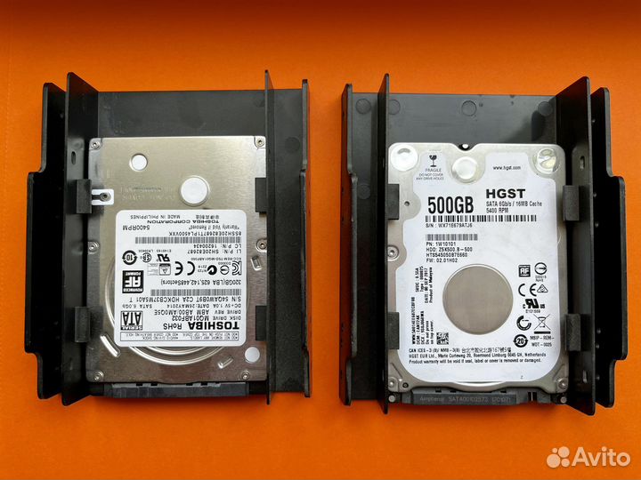 Жесткий диск HHD 2,5 SATA 300G 500G термопаста