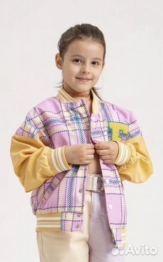 Бомбер для девочки лето