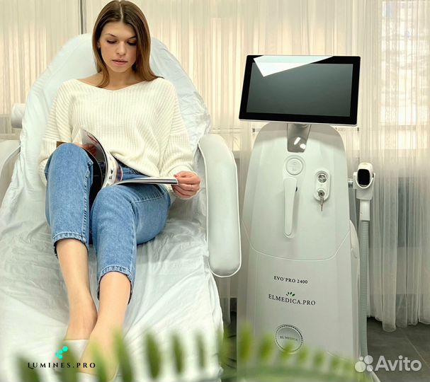 Диодный лазер для эпиляции «Lumines» Evo’Pro 2400в