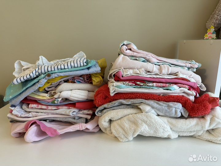 Вещи пакетом на девочку 68-74