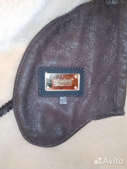 Дублёнка натуральная с двойной молнией