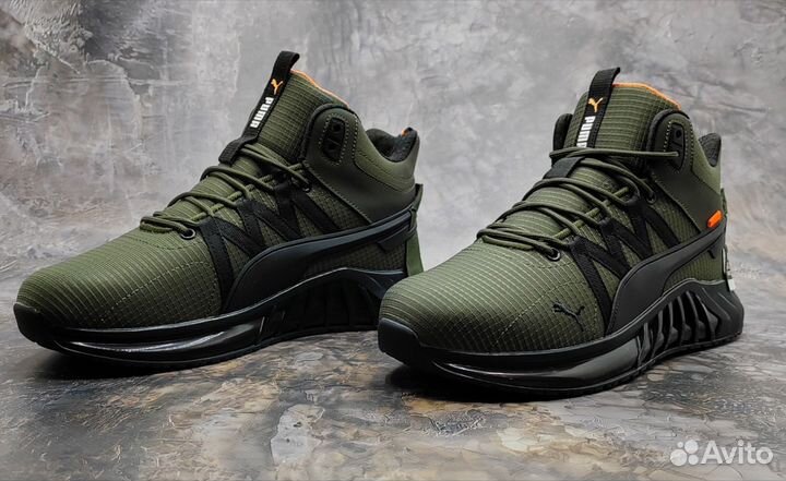 Мужские зимние кроссовки с мехом