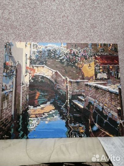 Картина по номерам (готовая)