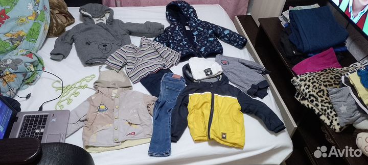 Куртки пакетом на мальчика 80-86