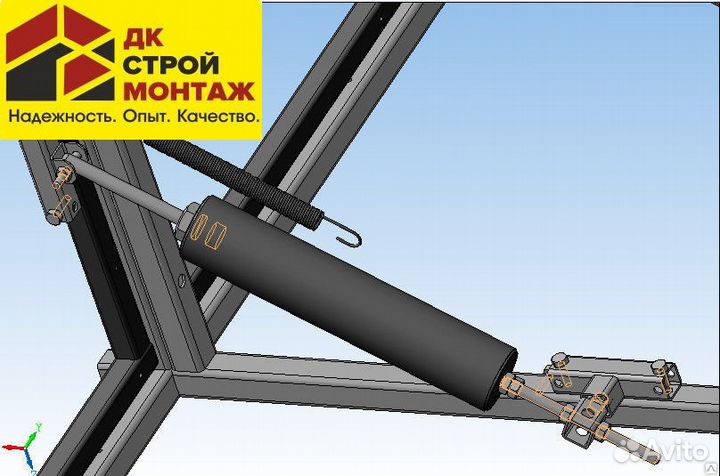 Автомат для проветривания на теплицу