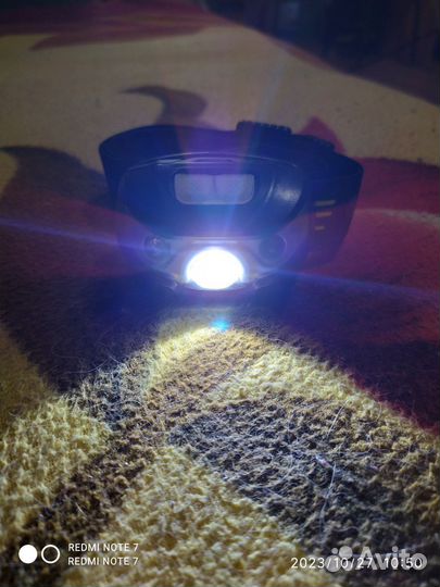 Налобный фонарь аккумуляторный