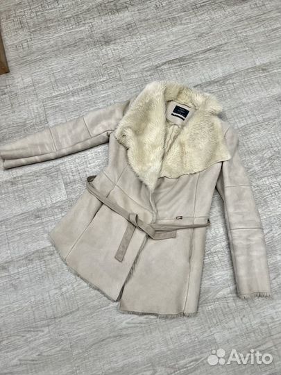 Дубленка искусственная bershka