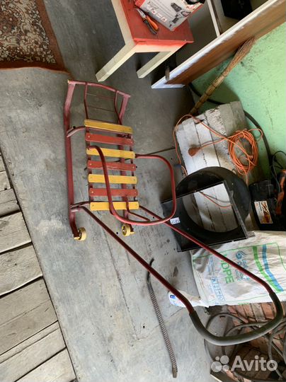 Санки с колесами