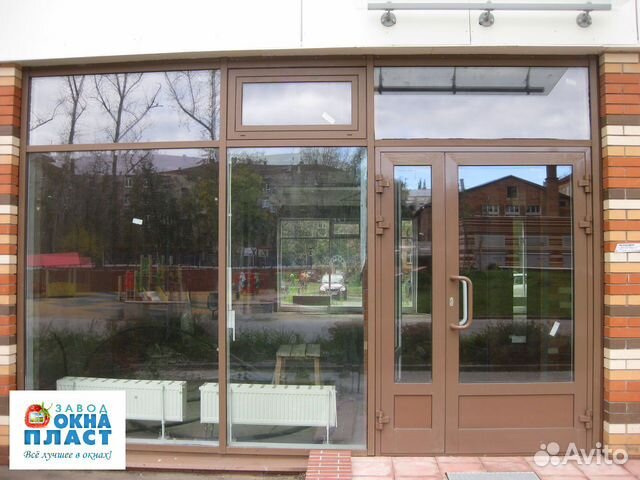 Алюминиевые входные двери 2100