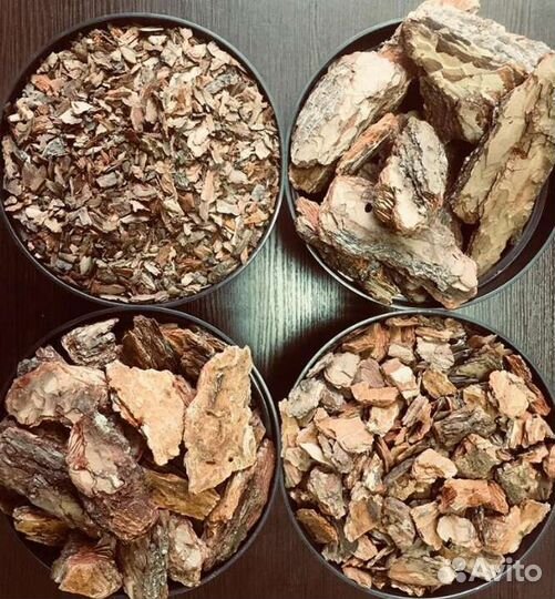 Кора сосны мульча