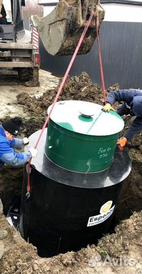 Монтаж септиков под ключ