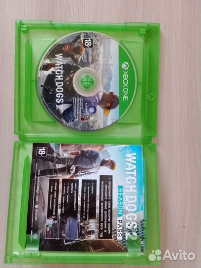 Диск Watch dogs 2 на Xbox one