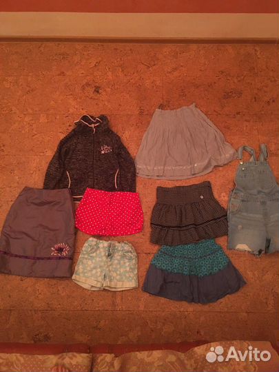 Детские вещи пакетом для девочки 128-134