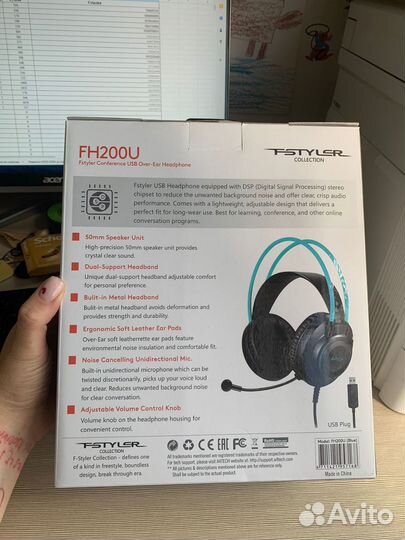 Новые игровые наушники a4tech fh200u