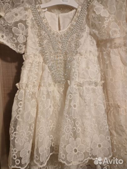 Платья мама и дочка. Фемели лук. 44 и 92