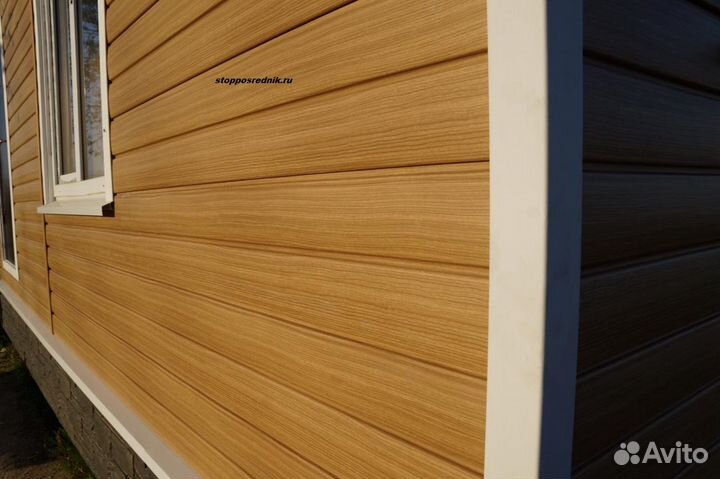 Сайдинг виниловый блок-хаус Тундра Клён