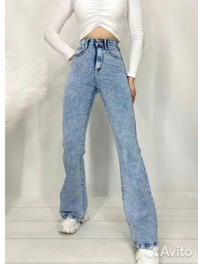 Джинсы клеш zara