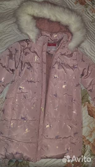 Демисезонный пуховик для девочки