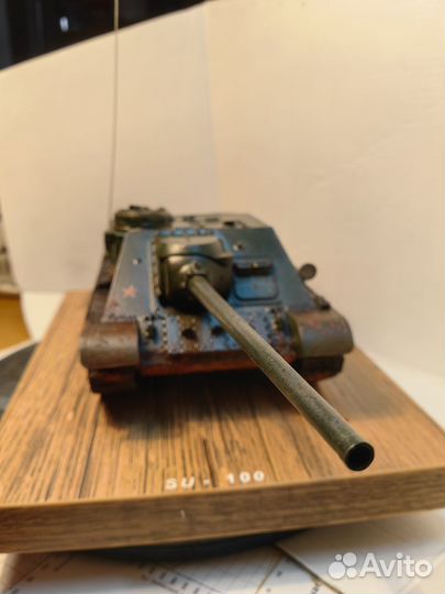 Модель в сборе су-100